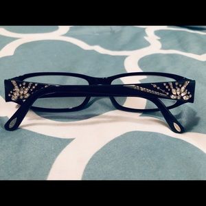 Authentic Bvlgari Rhinestone Starburst Glasses